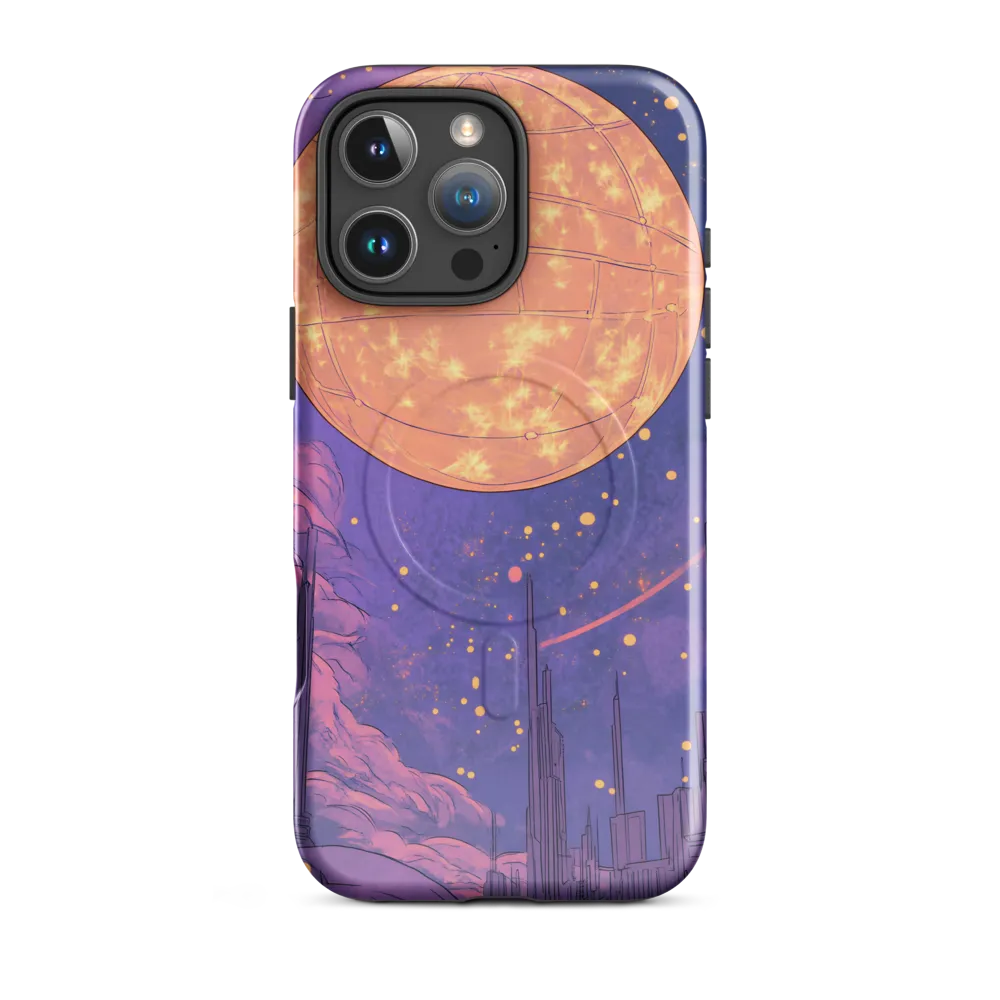 Celestial Cityscape: A Dance of Colors