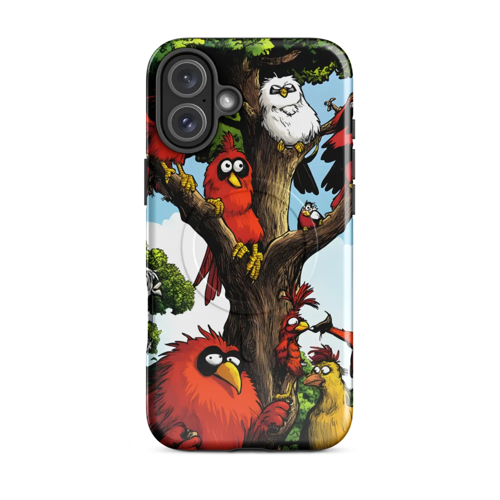 Whimsical Avian Gathering