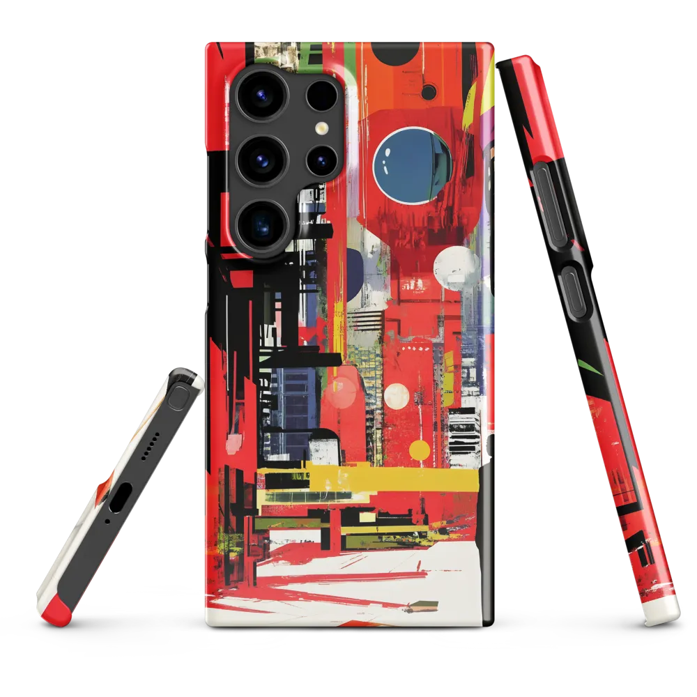 Urban Echoes: A Futuristic Reverie | Phone Case |  S24 Ultra | Snap Case | Glossy