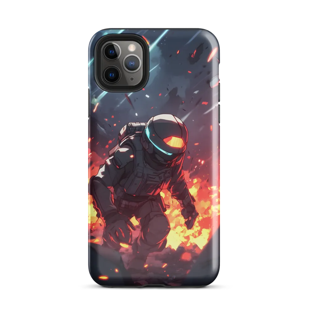 Astronaut Amidst Chaos | Phone Case |  11 Pro Max | Tough Case | Glossy