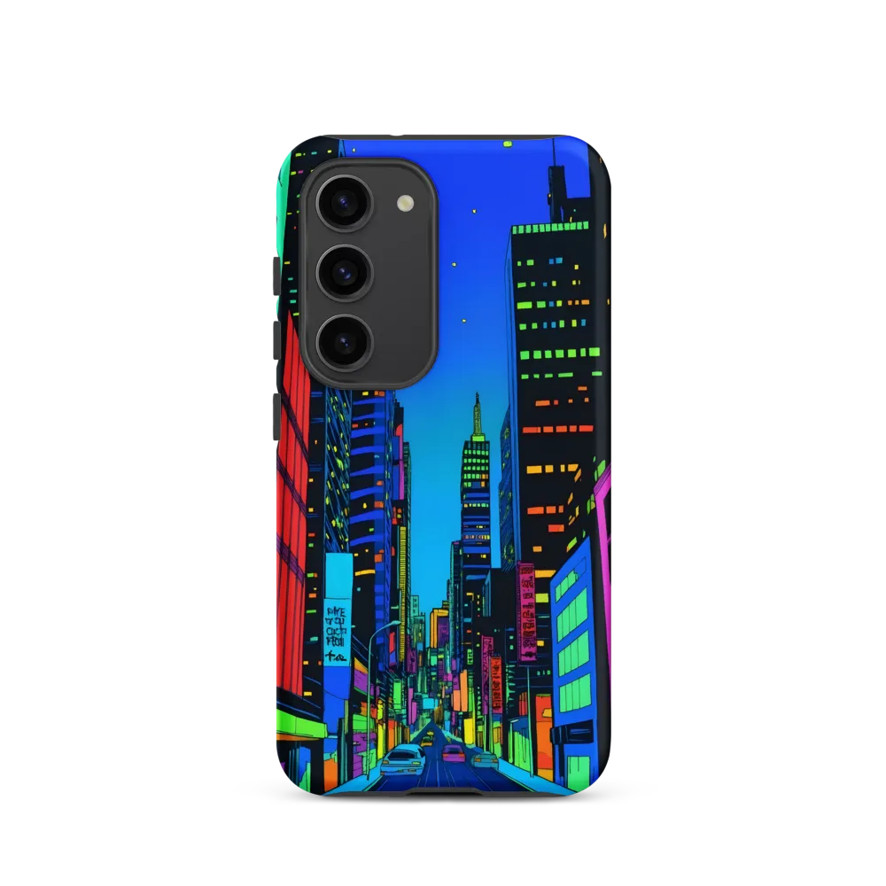 Neon Dreamscape: A Futuristic City at Dusk