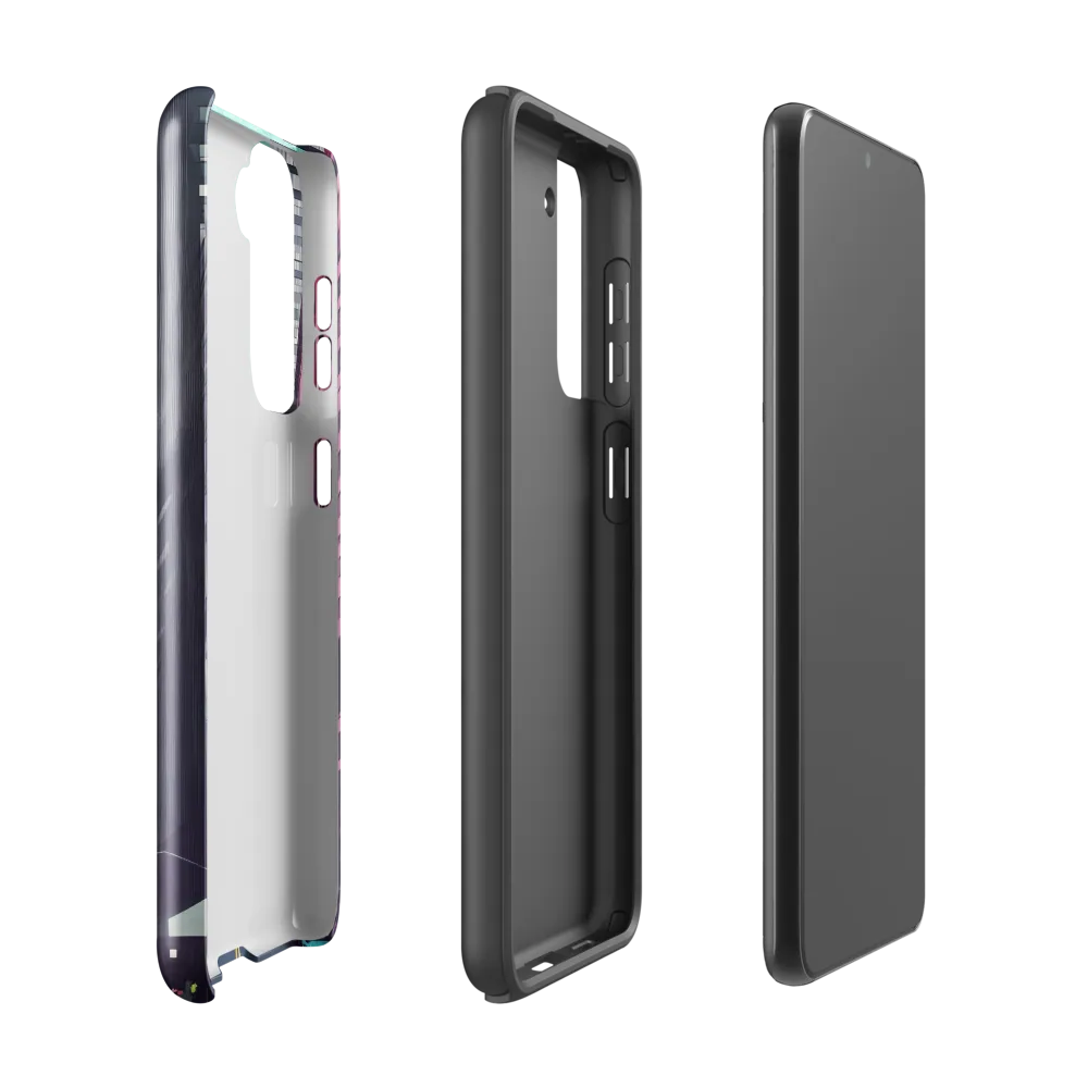Urban Vibes: A Modern Cityscape | Phone Case |  S21 | Tough Case | Glossy