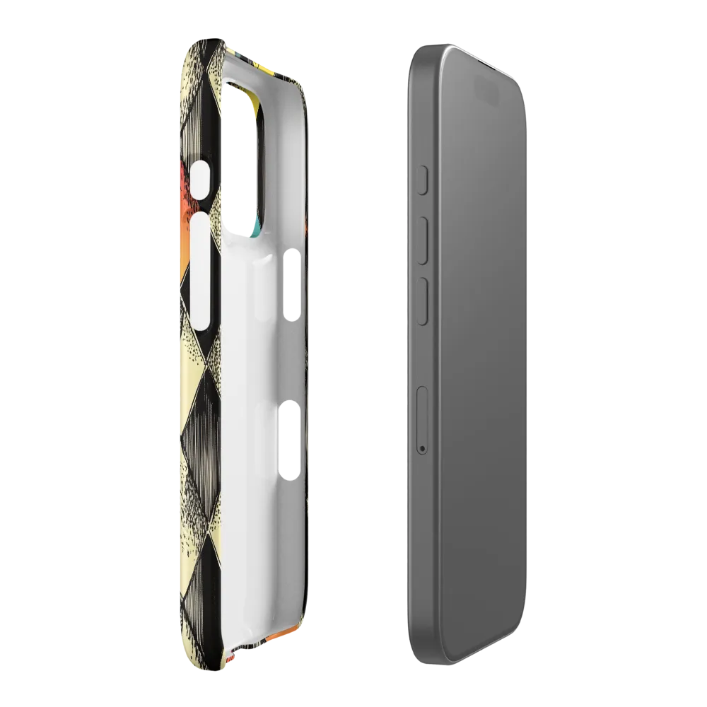 Dynamic Geometric Abstraction | Phone Case |  16 Pro | Snap Case | Matte