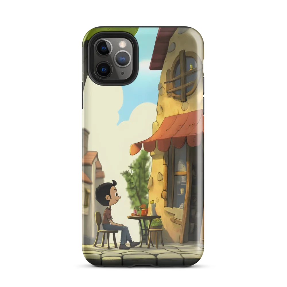 A Moment of Wonder at the Cafe | Phone Case |  11 Pro Max | Tough Case | Glossy