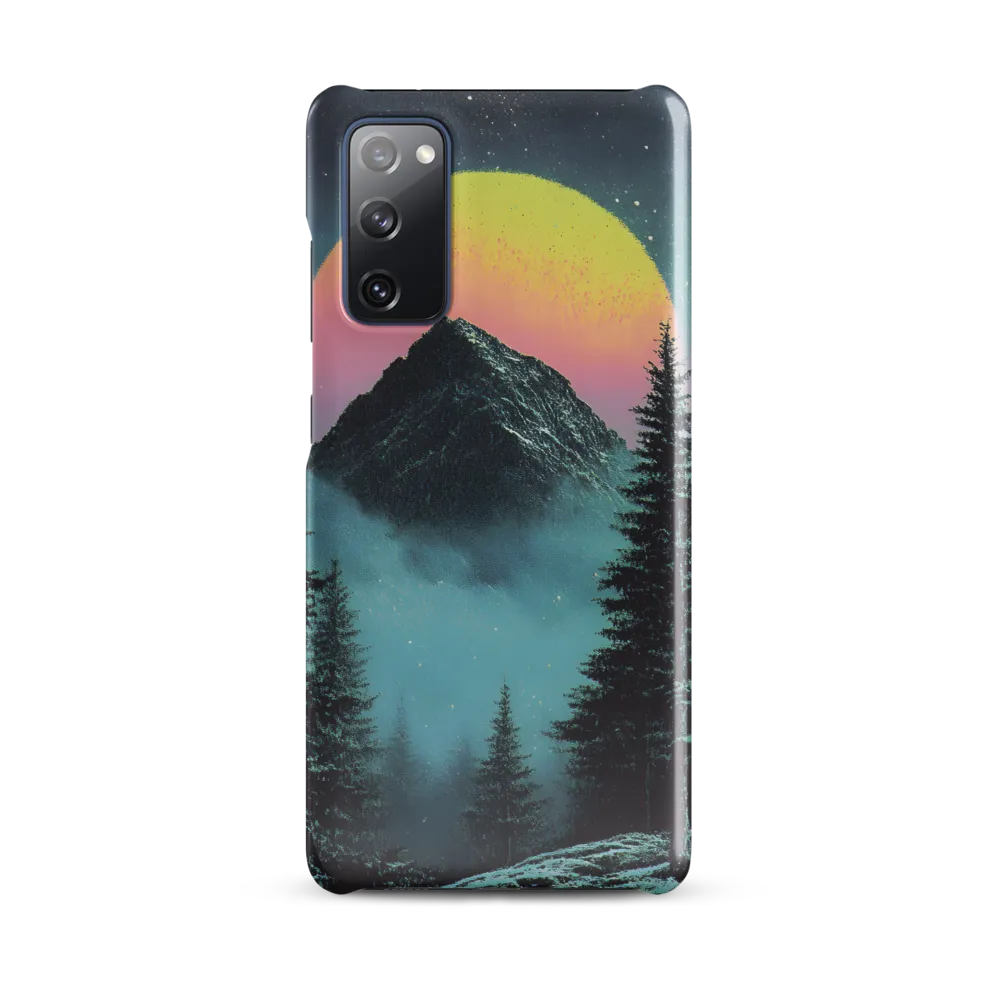 Ethereal Peaks Under Celestial Lights