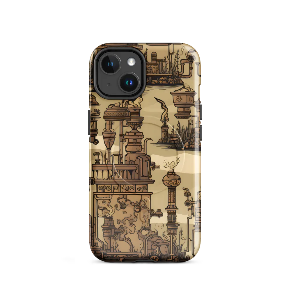 Whimsical Industrial Landscape