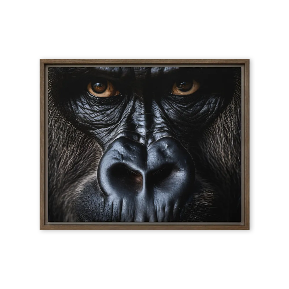 Gaze of the Wild: A Gorilla's Portrait