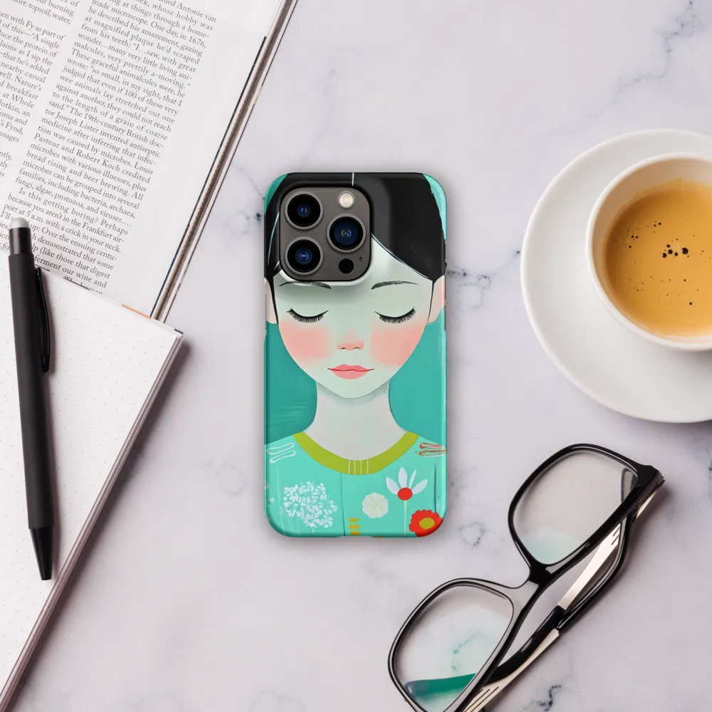 Tranquil Blossom | Phone Case |  14 Pro | Snap Case | Matte
