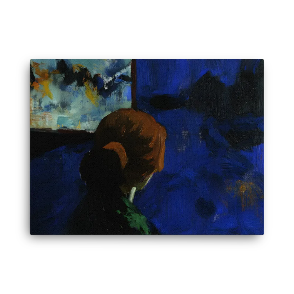 Contemplation Under the Night Sky | Thin Canvas | 18″×24″