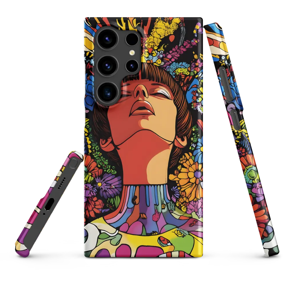 Vibrant Ecstasy: A Psychedelic Portrait