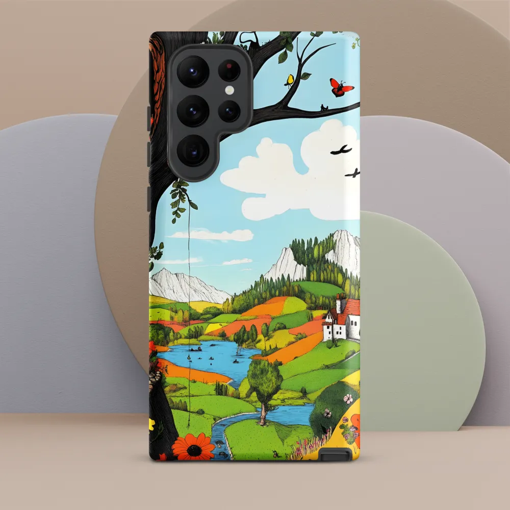 Whimsical Harmony in Nature | Phone Case |  S22 Ultra | Tough Case | Matte