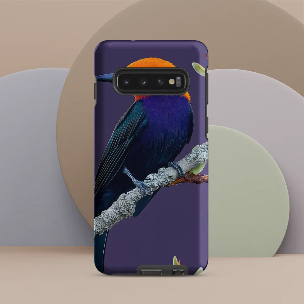 Violet Perch with Golden Crown