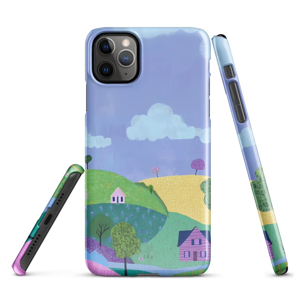 Whimsical Hills and Quaint Homes | Phone Case |  11 Pro Max | Snap Case | Glossy