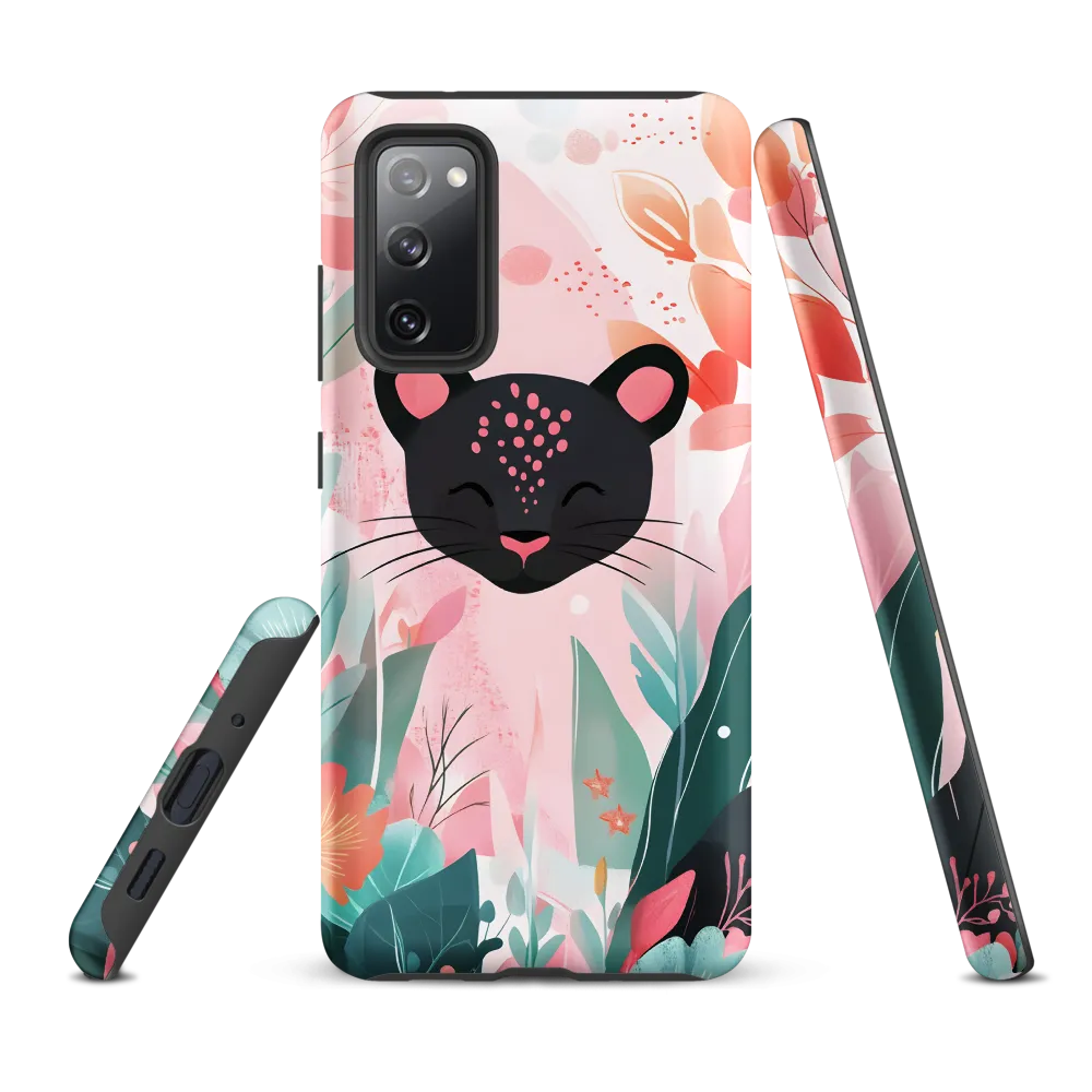 Whimsical Panther in Bloom