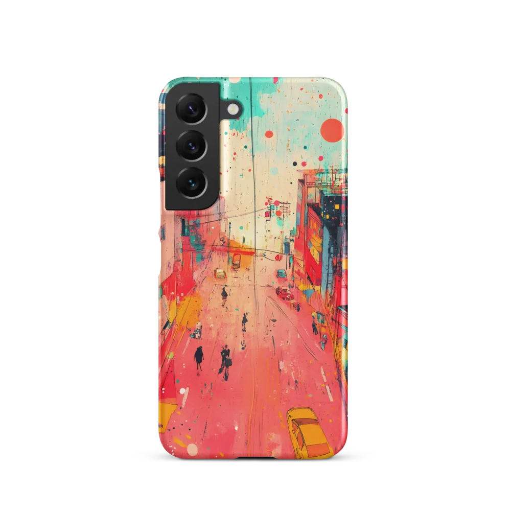 Vibrant City Life | Phone Case |  S22 | Snap Case | Matte