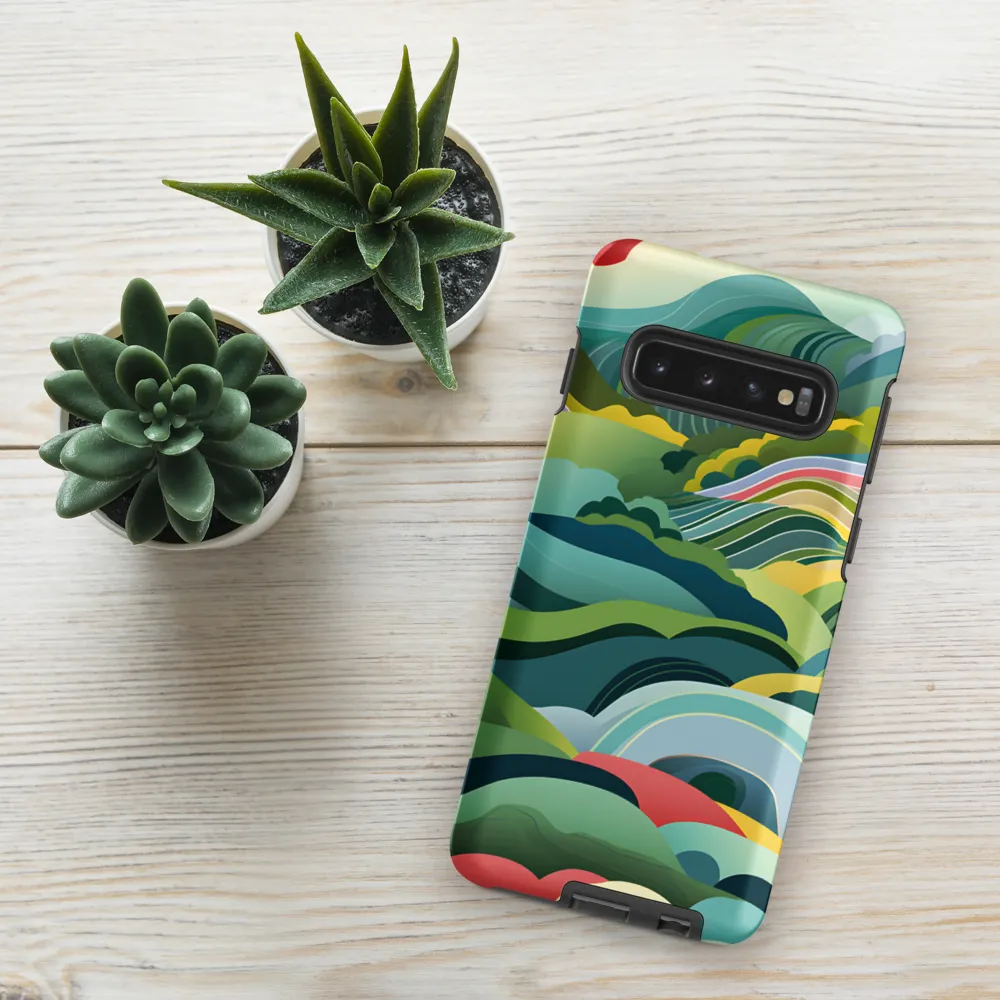Waves of Serenity | Phone Case |  S10 | Tough Case | Matte