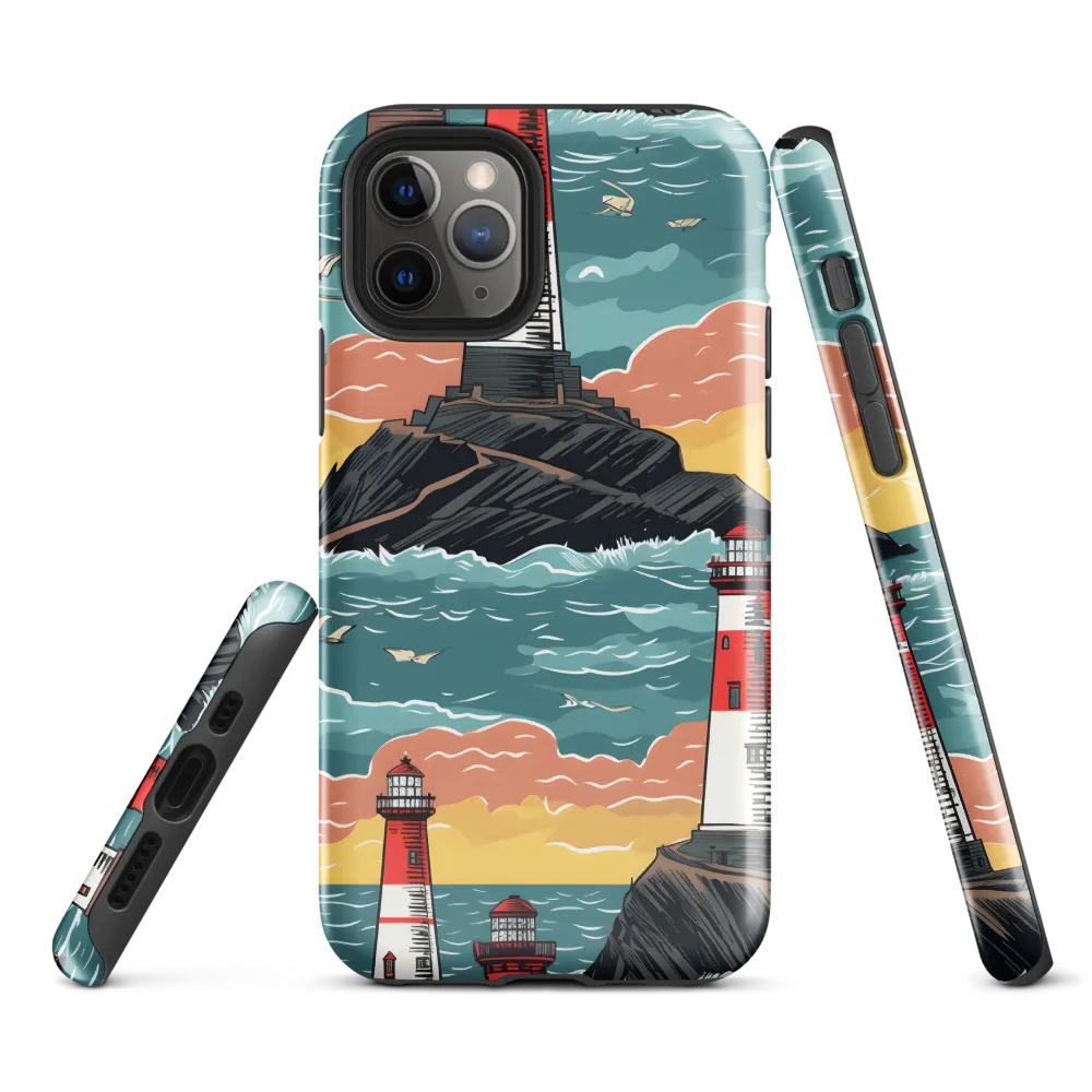 Lighthouses in a Whimsical Ocean