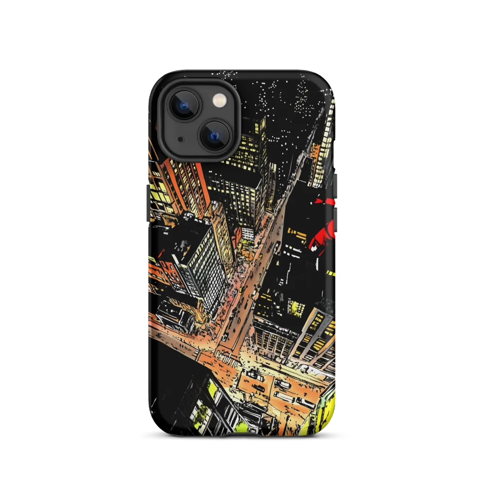 Urban Nightscape: A Bird's-eye View