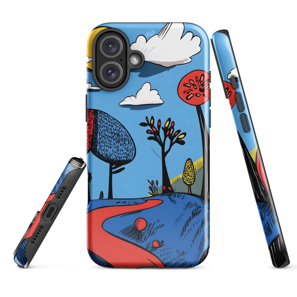A Playful Journey Through Whimsical Woods | Phone Case |  16 Plus | Tough Case | Glossy