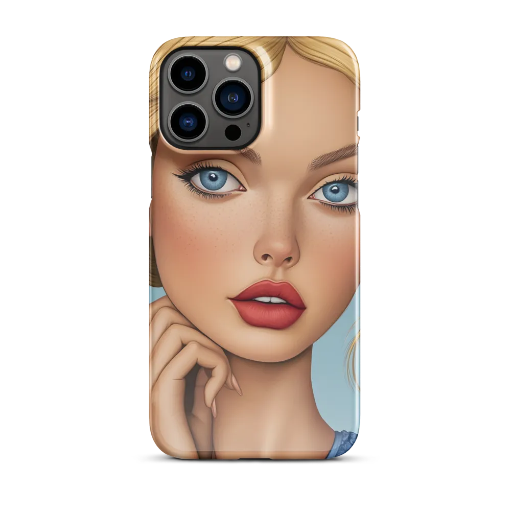 Serenity in Blue | Phone Case |  13 Pro Max | Snap Case | Glossy