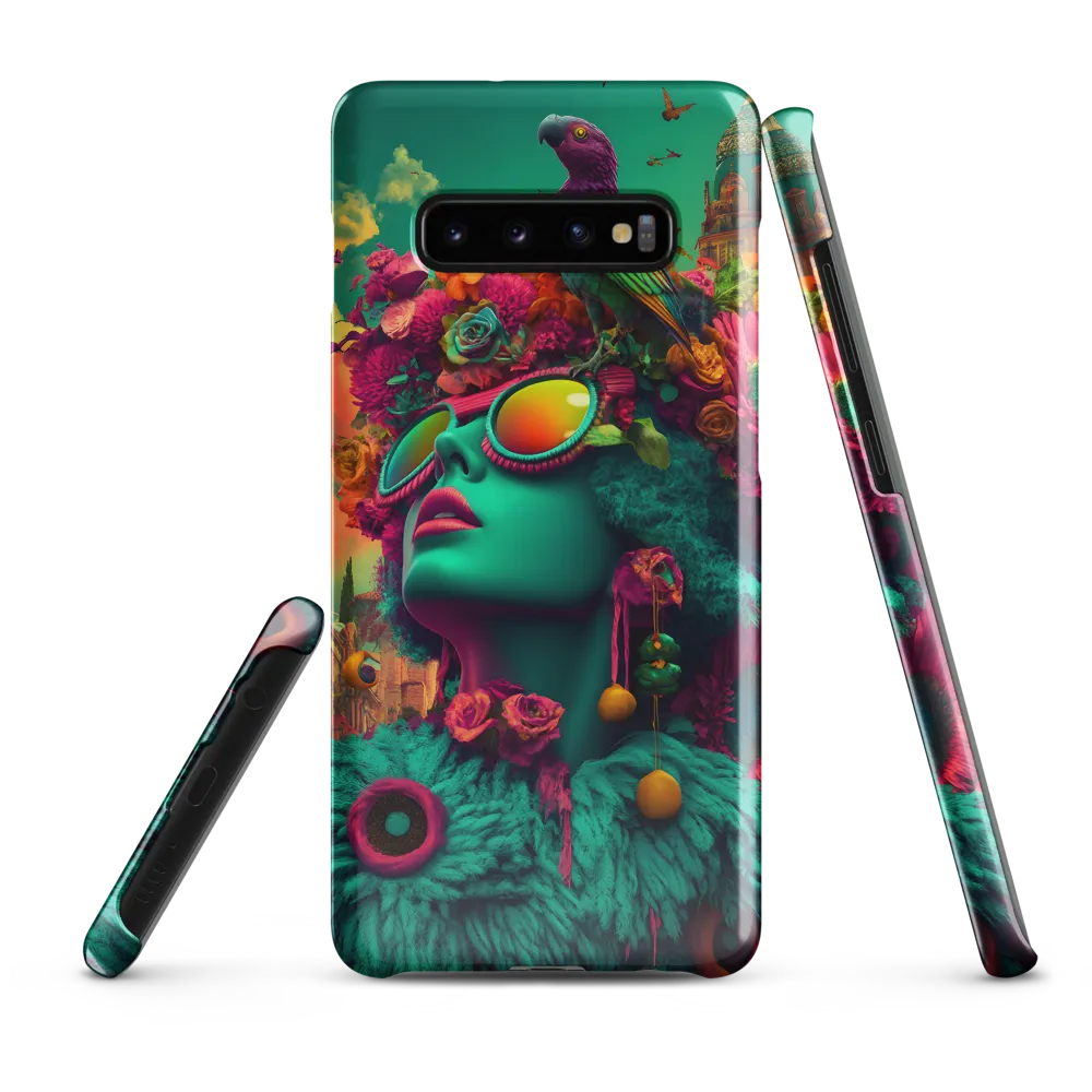 Whimsical Flora | Phone Case |  S10 Plus | Snap Case | Glossy