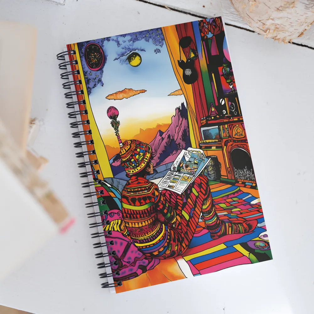 Psychedelic Reverie | Spiral Notebook