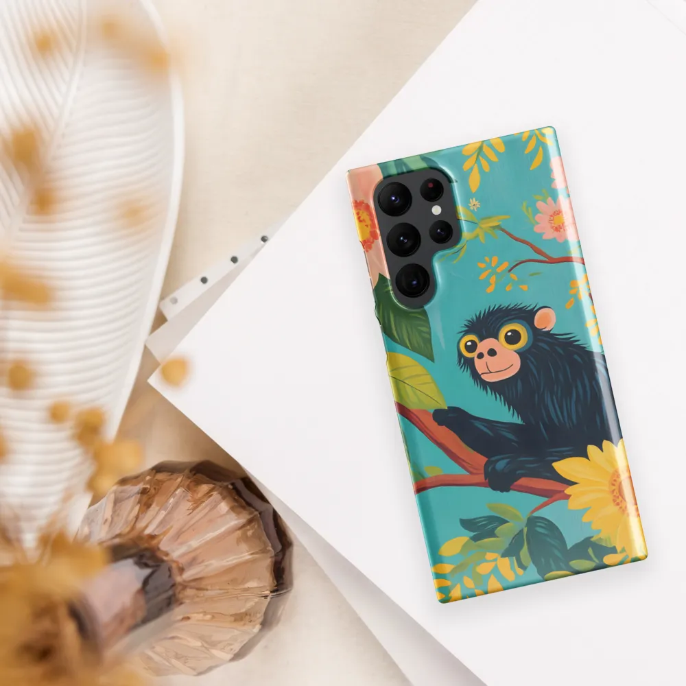 Joyful Encounter in a Floral Paradise