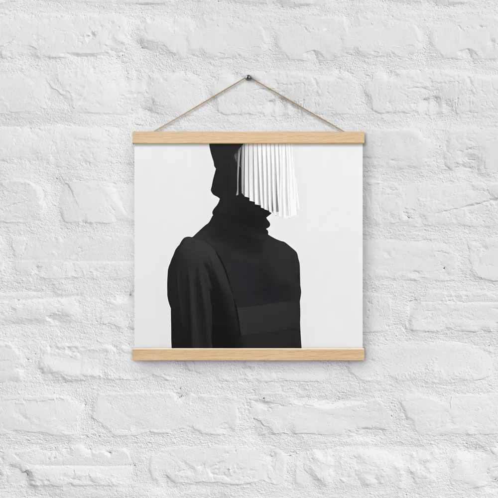 Veil of Mystery | Poster With Oak Wood Hanger | 16″×16″