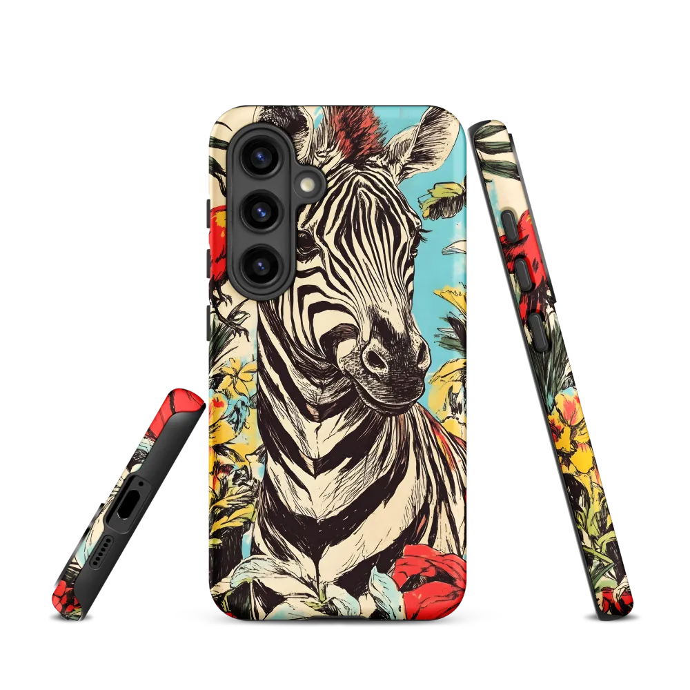 Zebra in Tropical Reverie