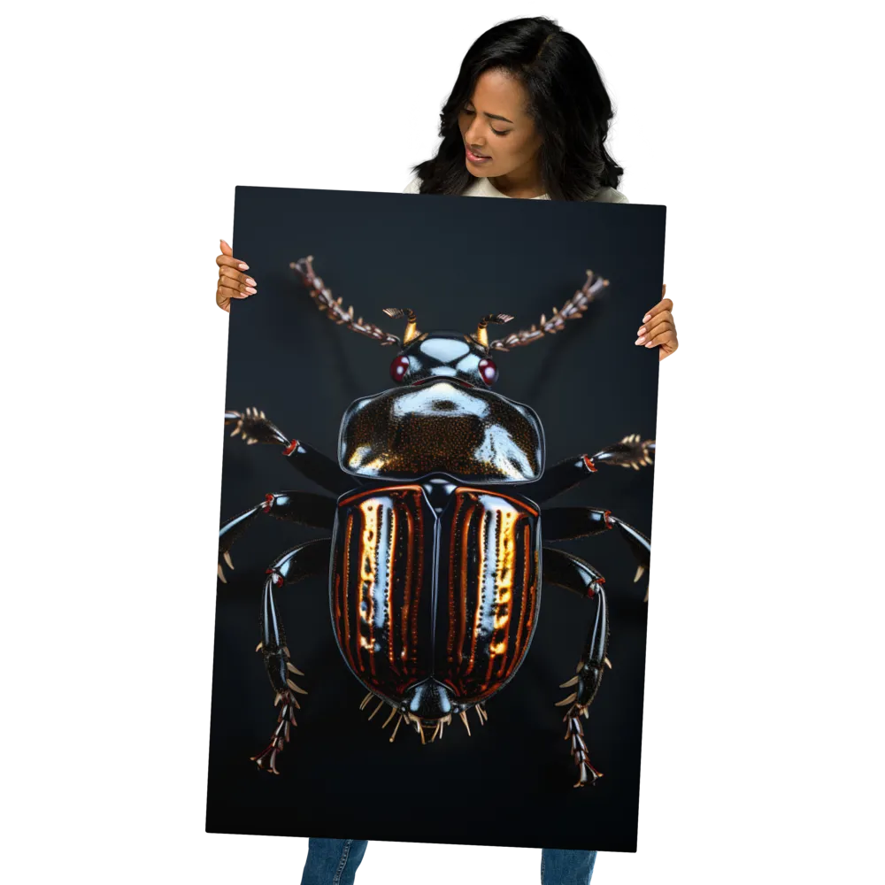Luminous Insect Majesty | Metal Print | 24″×36″