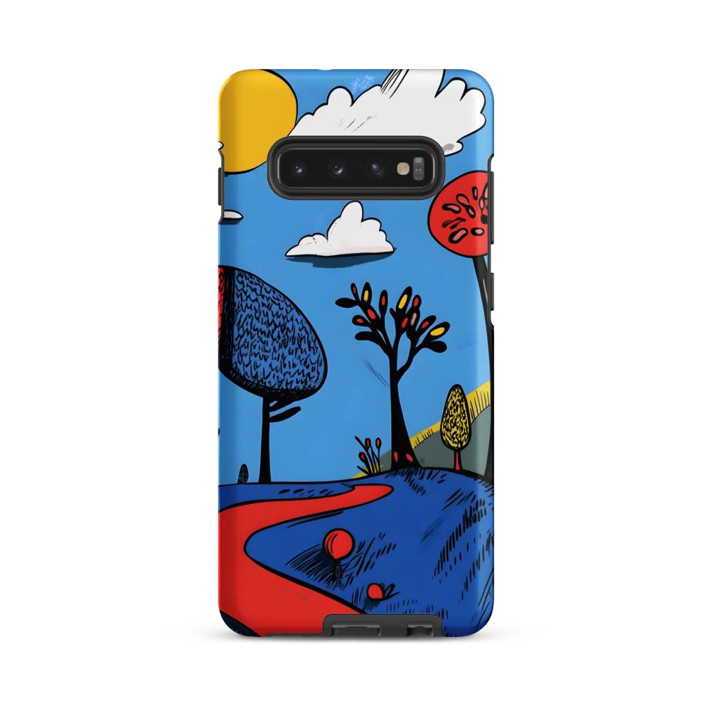 A Playful Journey Through Whimsical Woods | Phone Case |  S10 Plus | Tough Case | Matte