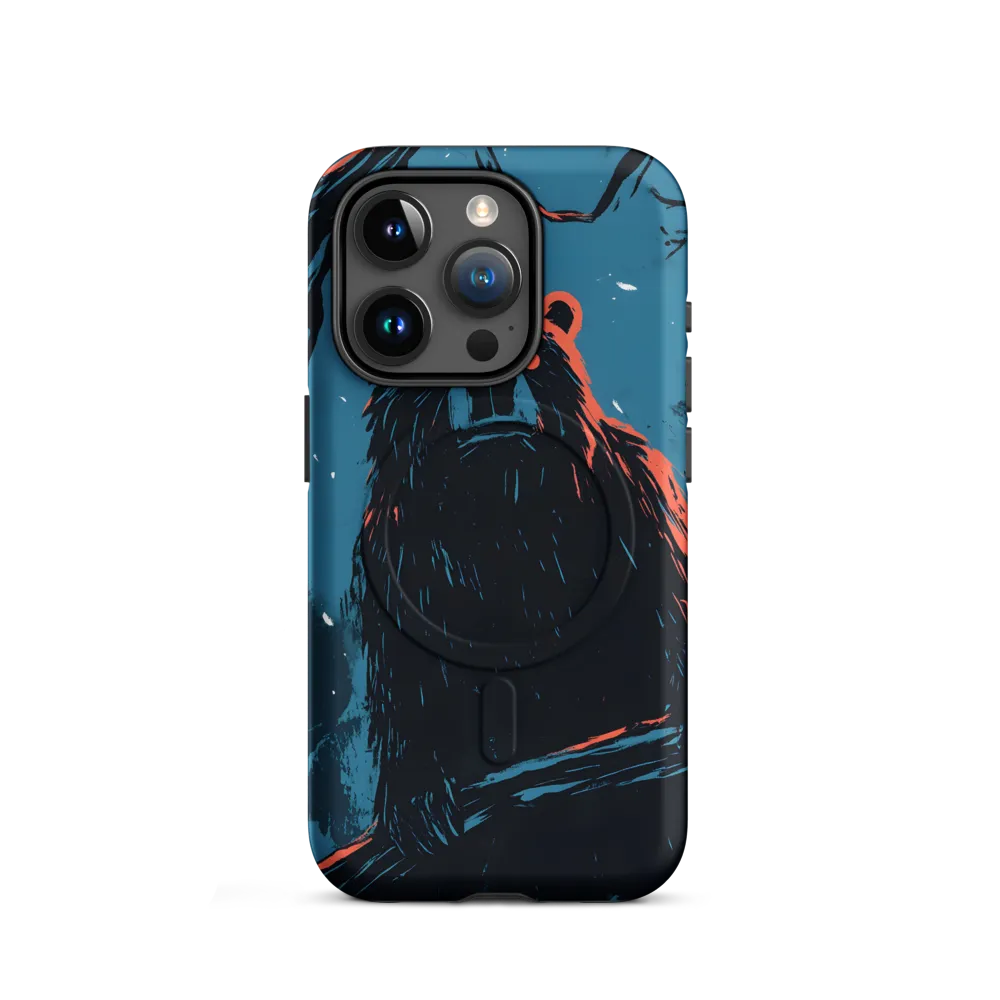 Eerie Majesty: A Bear in the Night