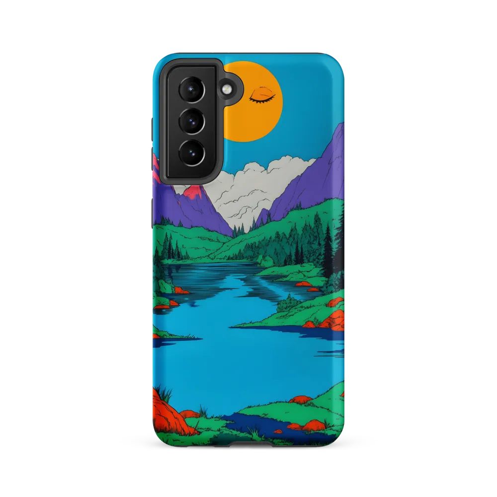 Whimsical Serenity in Vibrant Colors