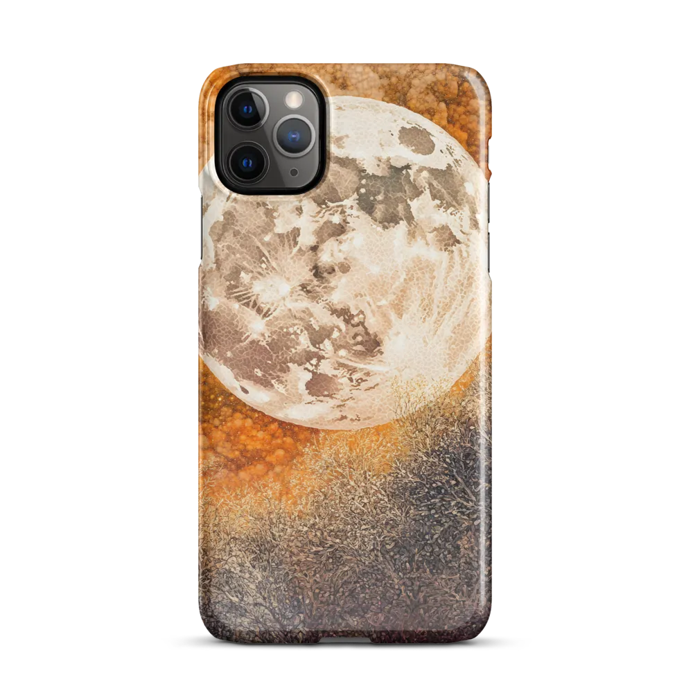 Luminous Serenity: The Enchanted Moon | Phone Case |  11 Pro Max | Snap Case | Glossy