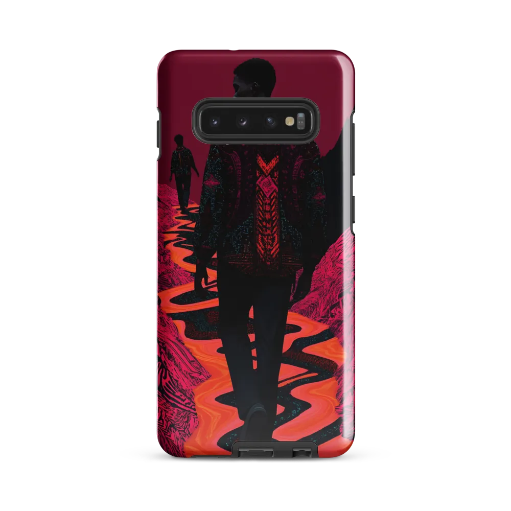 Journey Through the Vibrant Void | Phone Case |  S10 Plus | Tough Case | Glossy