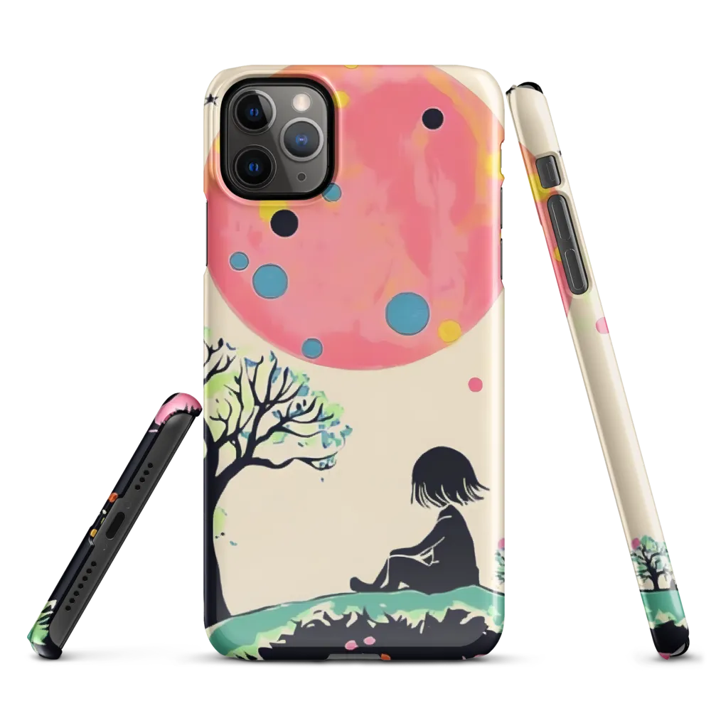 Gazing at the Pink Moon | Phone Case |  11 Pro Max | Snap Case | Glossy