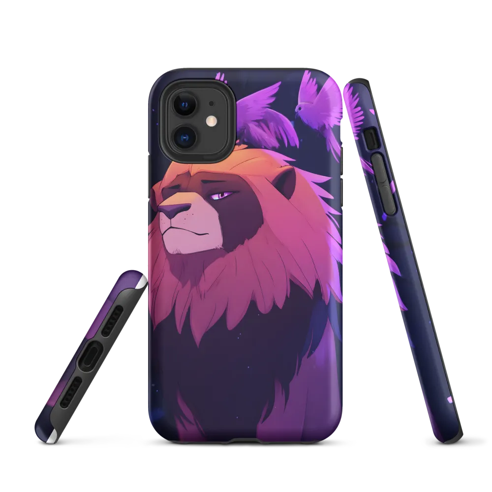 Regal Serenity: The Majestic Lion | Phone Case |  11 | Tough Case | Matte