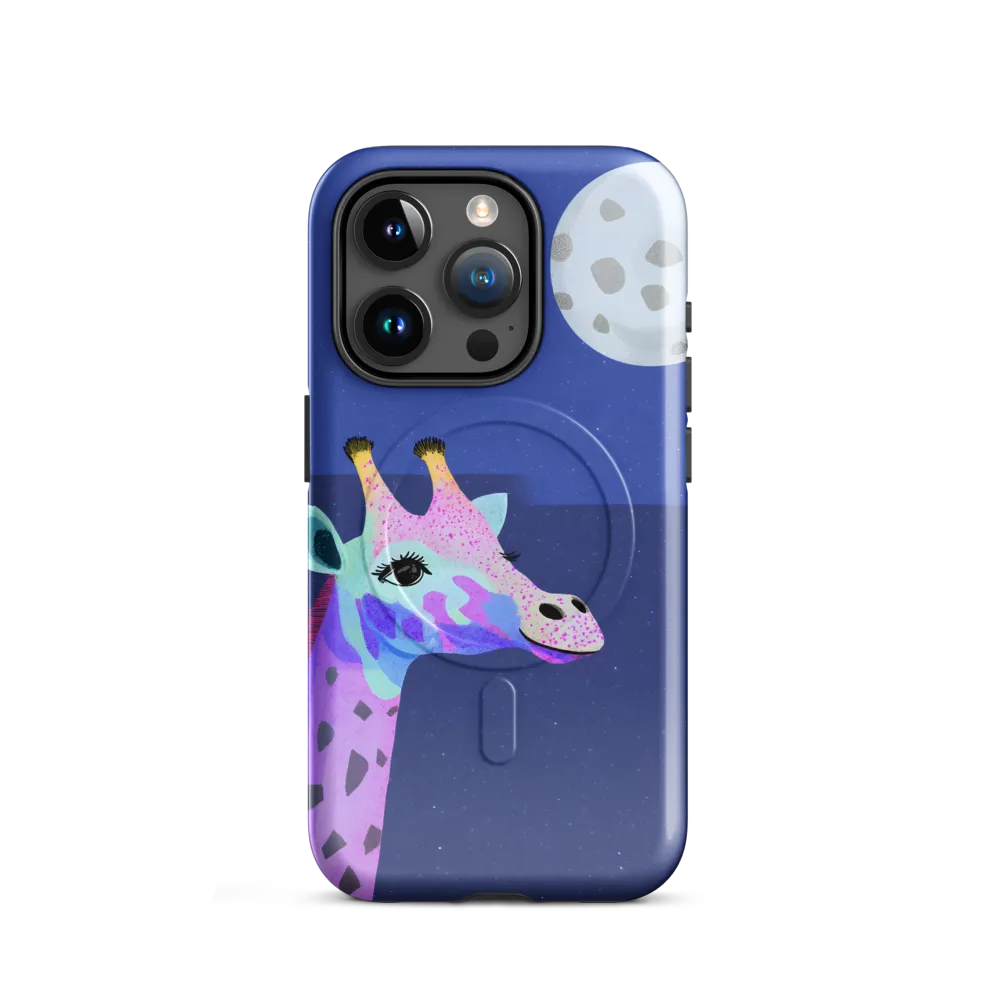 Whimsical Giraffe Under the Stars