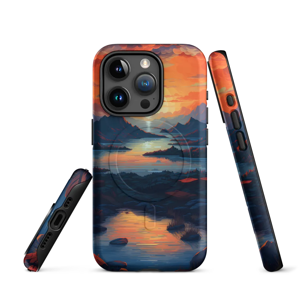 Ethereal Evening: A Digital Dusk