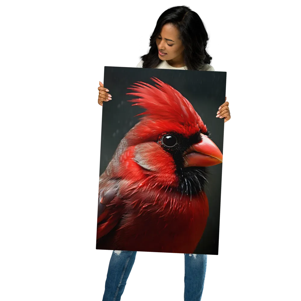 The Bold Cardinal | Metal Print | 20″×30″