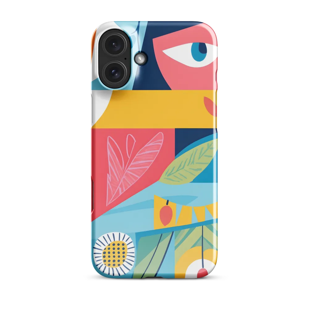 Vibrant Geometric Visage