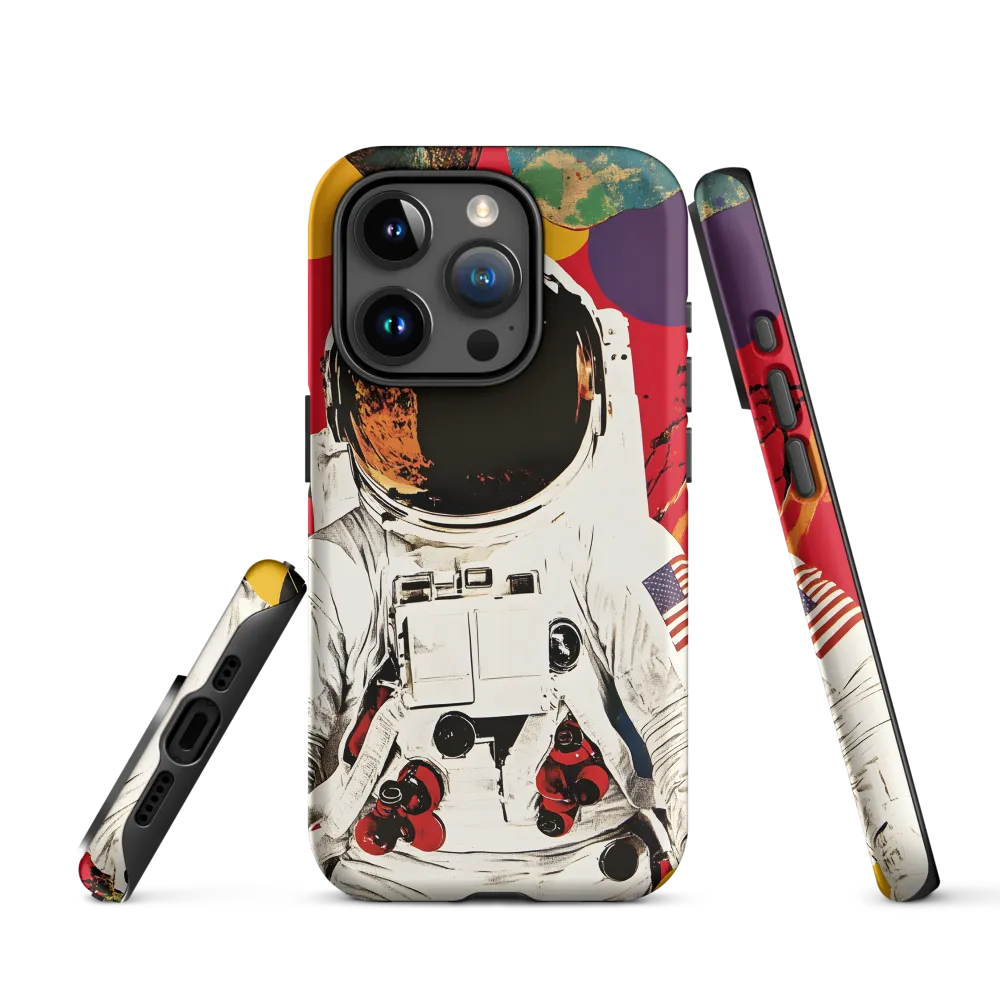 Cosmic Exploration: The Astronaut's Journey | Phone Case |  15 Pro | Tough Case | Matte
