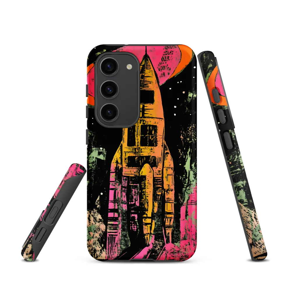 Cosmic Voyage: A Surreal Rocket Adventure