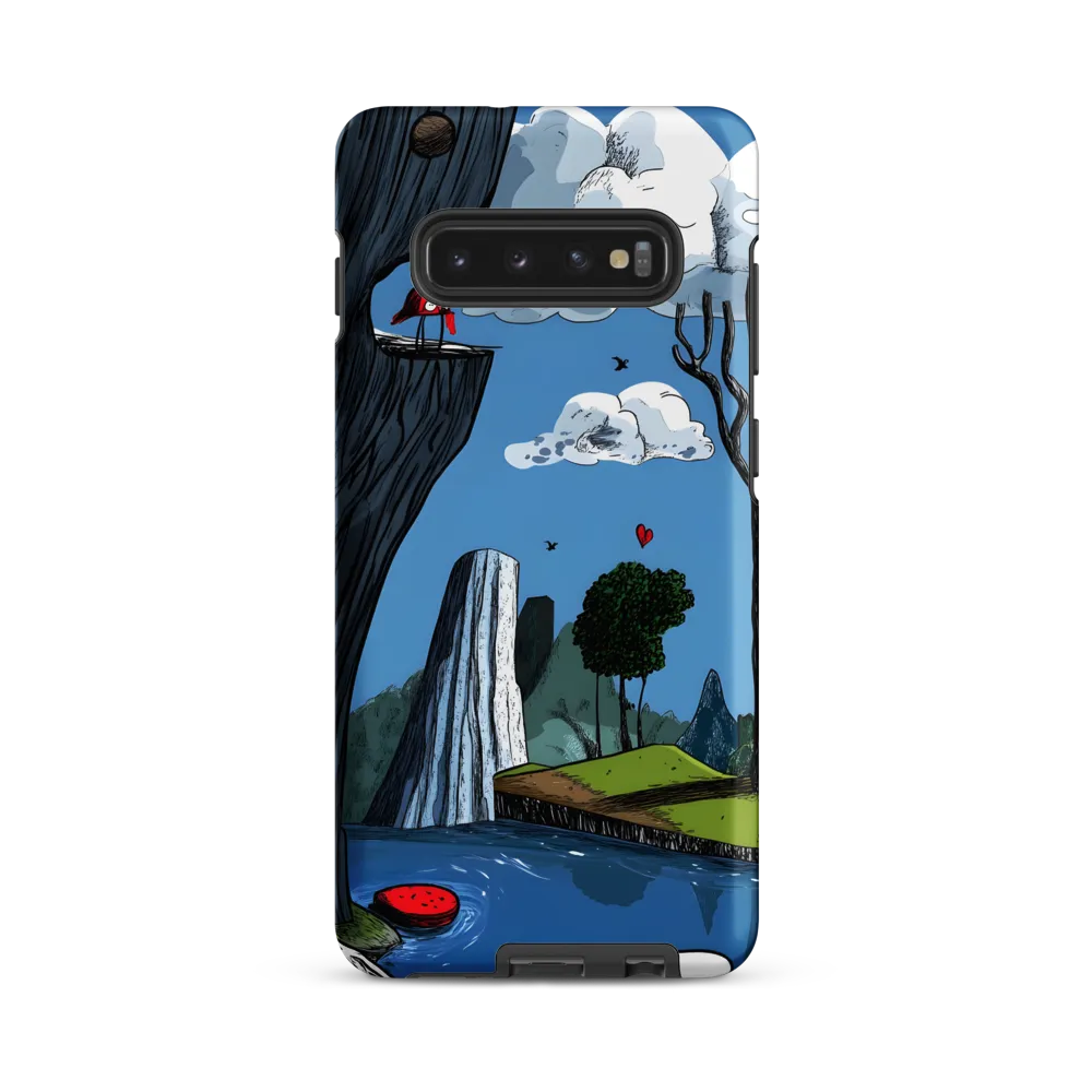 Whimsical Cliffside Reflections | Phone Case |  S10 Plus | Tough Case | Matte