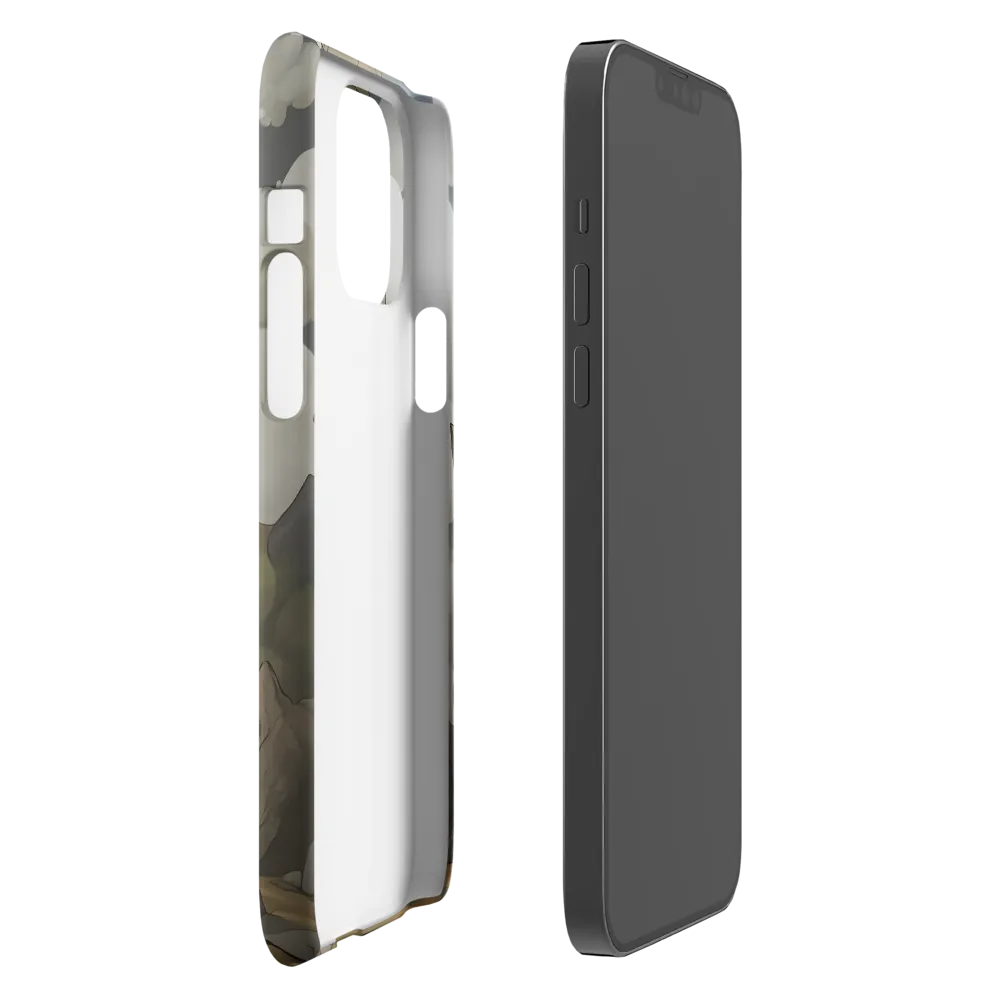 Whimsical Stone Figure in a Rocky Landscape | Phone Case |  13 Pro Max | Snap Case | Matte