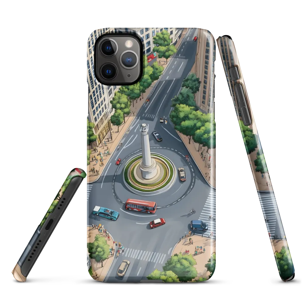 Urban Harmony: A City in Motion | Phone Case |  11 Pro Max | Snap Case | Glossy