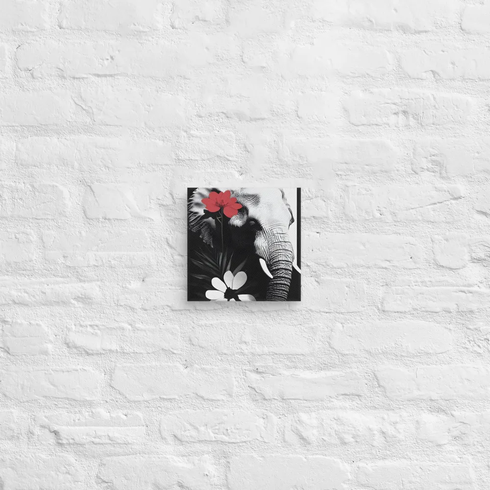 Elephant Harmony | Canvas | 8″×8″