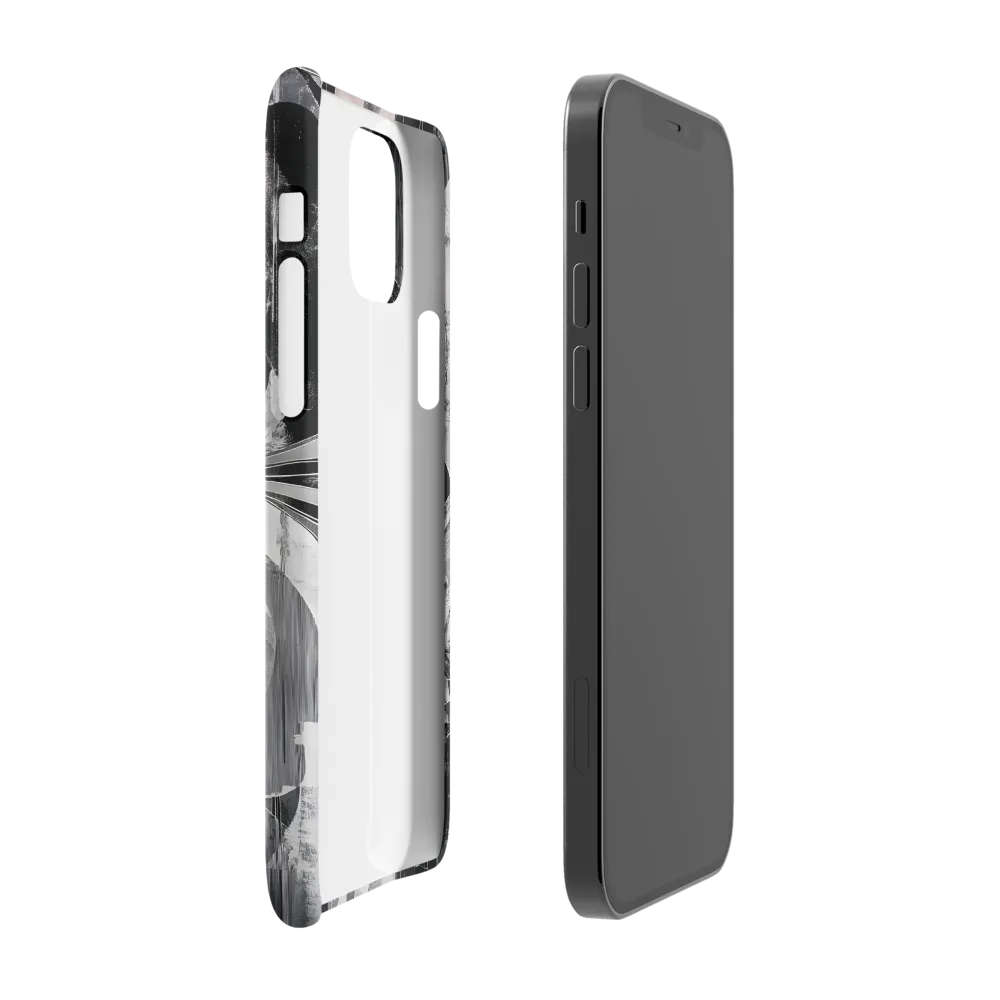 Floral Fusion in Monochrome