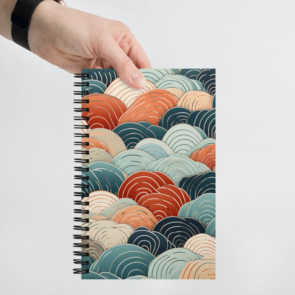 Rhythms of Waves | Spiral Notebook