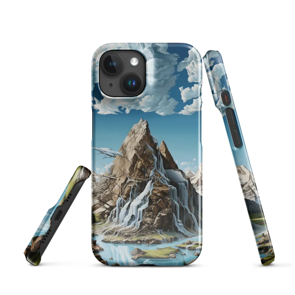 Majestic Cascade: A Mountain Masterpiece